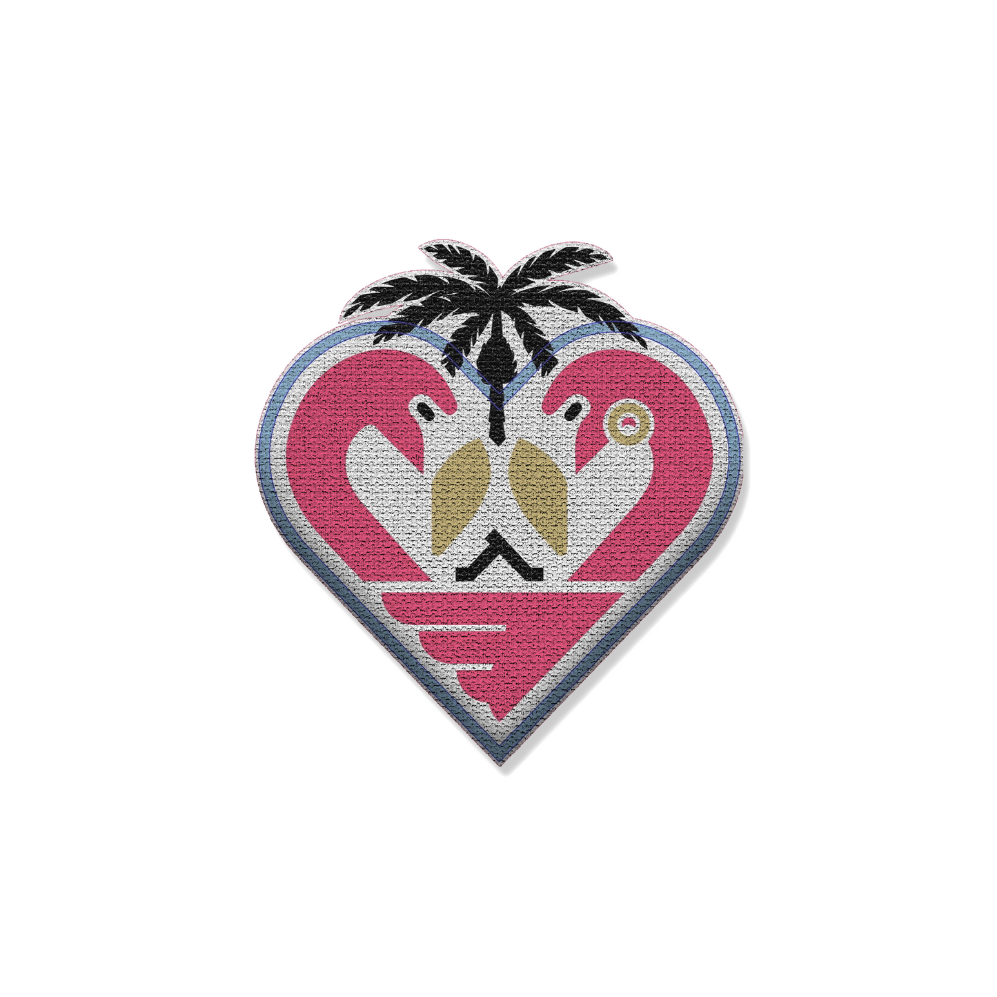 Flamingos Embroidered Patch